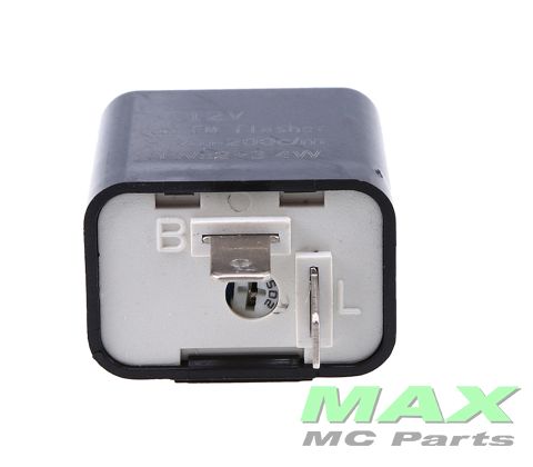 Blinkrelæ Elektronisk LED 12V 2-POL