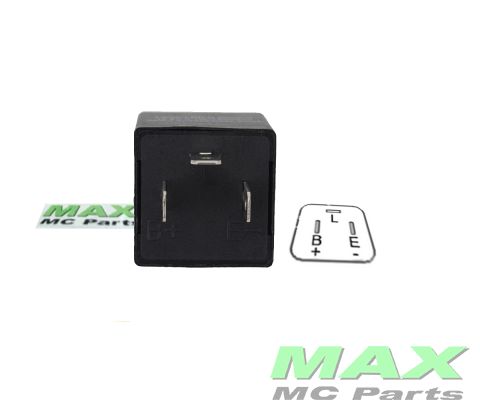 Blinkrelæ Elektronisk LED 12V 3-POL