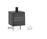 Blinkrelæ Elektronisk LED 12V 3-POL