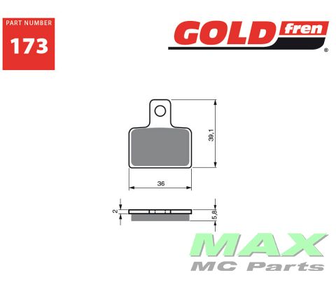 Gold-Fren Bremseklodser