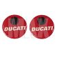 Logo  2 Stk  DUCATI 60 MM