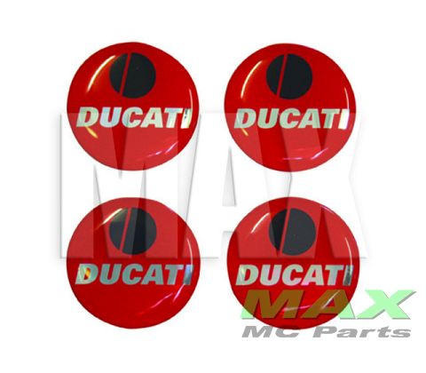 Logo  4 Stk  DUCATI 27 MM