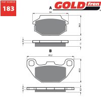 Gold-Fren Bremseklodser