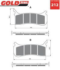 Gold-Fren Bremseklodser