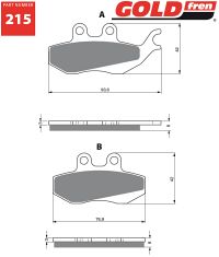 Gold-Fren Bremseklodser