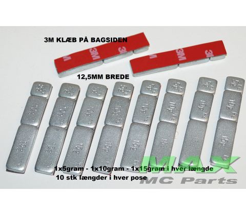 Afbalancerings SPECIAL MC-5/10/15g SØLV