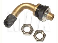 Ventil til slangeløs fælg-90gr LUX w/nut