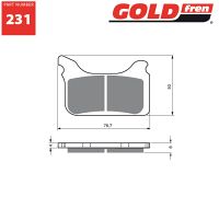 Gold-Fren Bremseklodser