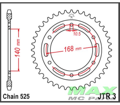 JT Bagkædehjul - JTR3.42 BMW