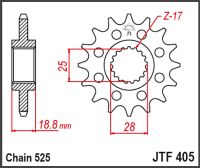 JT Fortandhjul - JTF405.19 BMW 19->