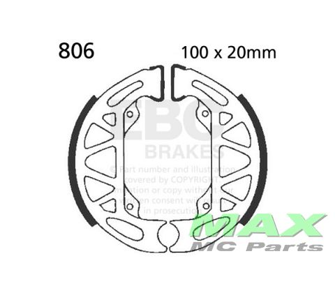 EBC brake shoe *REAR* 806 GILERA PIAGGIO