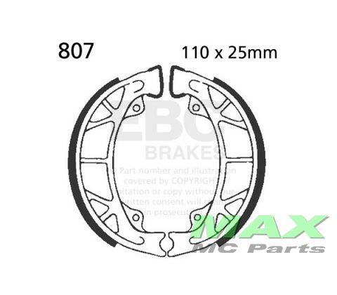 EBC brake shoe set 807