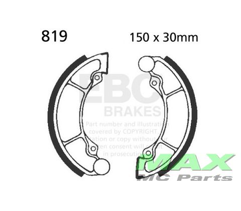 EBC brake shoe set 819