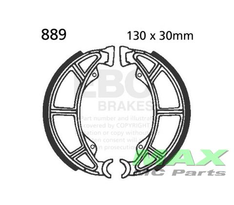 EBC brake shoe set 889