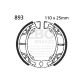 EBC brake shoe set 893 110x25mm