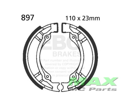 EBC brake shoe set 897 BigMax T-Rex PMX5