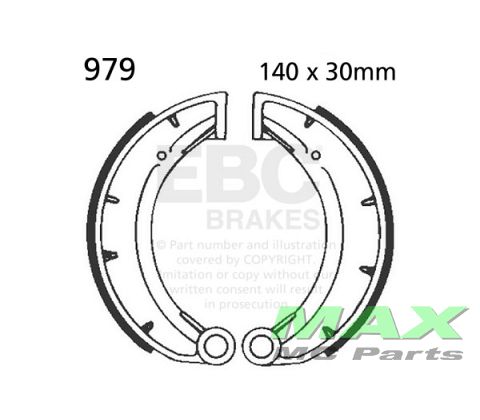 EBC brake shoe set 979