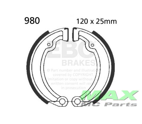 EBC brake shoe set 980 