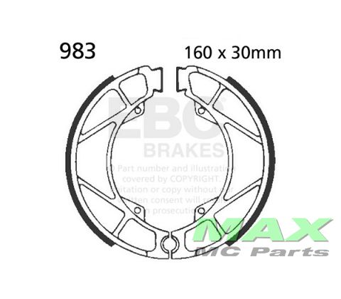 EBC brake shoe set 983