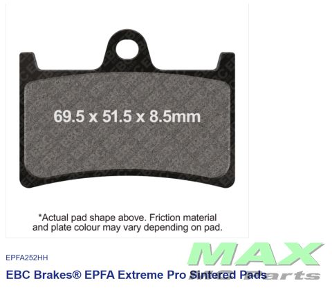 EBC EXTREME PRO DOUBLE H EPFA252HH