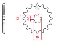 Forkædehjul RacePro 428/11T DM50 SAMURAI