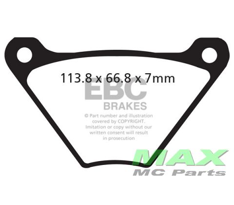 EBC Disc pad set FA024/2 HARLEY D