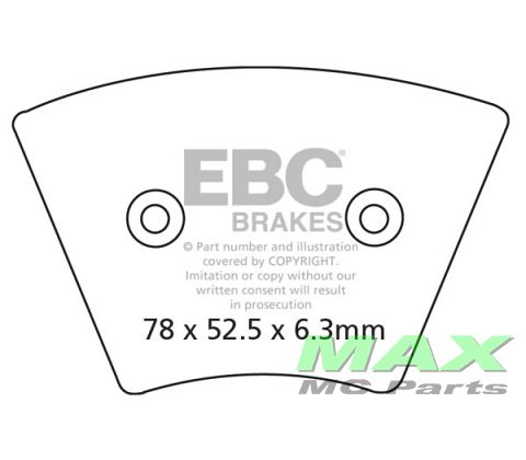 EBC Disc pad set FA026
