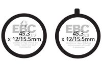 EBC Disc pad set FA028 FRONT FS1 RS100