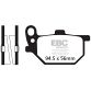 EBC Disc pad set*FRONT*FA041 XS400 XS750