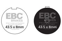 EBC Disc pad set FA056