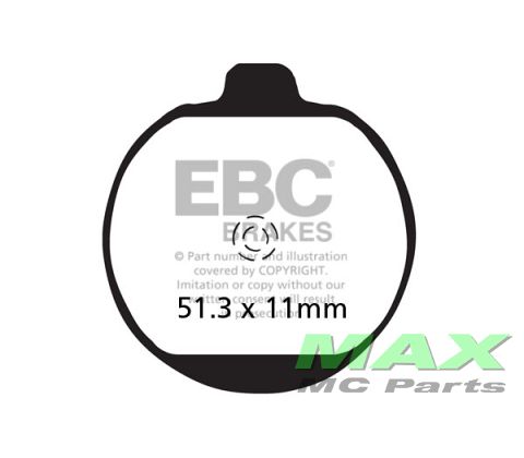 EBC Disc pad set FA062 FRONT Z1300 Z1000
