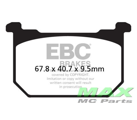 EBC Disc pad *FRONT* FA068 