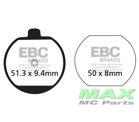 EBC Disc pad set FRONT FA073