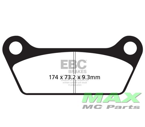 EBC Disc pad set *REAR* FA079 HARLEY