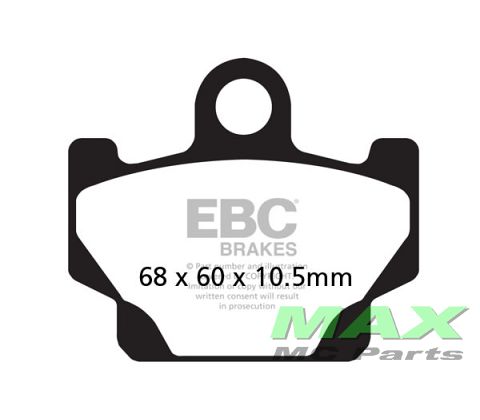 EBC Disc pad set*FRONT* FA081