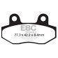 EBC Disc pad *REAR* FA086