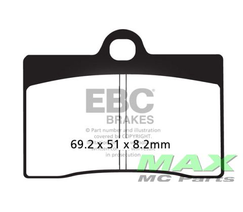 EBC Disc pad set *FRONT* FA095 DUCATI KT