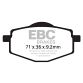 EBC Disc pad *FRONT/REAR* FA101
