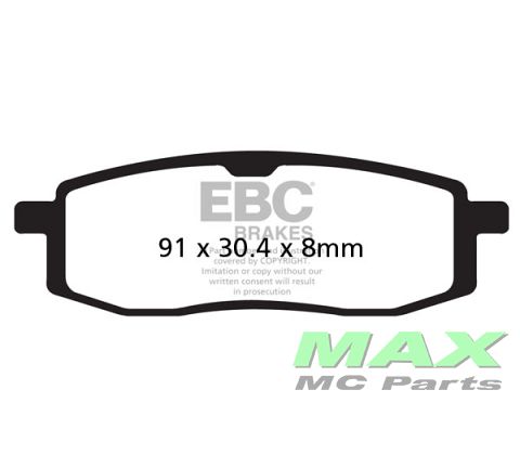 EBC Disc pad set FRONT FA105TT YZ125