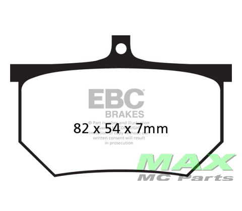 EBC Disc pad set FA107/2A