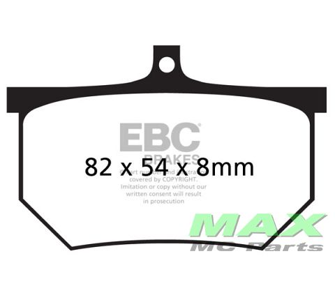 EBC Disc pad set FA107A