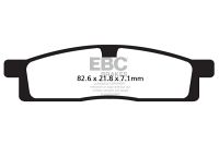 EBC Disc pad set*FRONT*FA119TT MX/DIRT