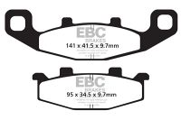 EBC Disc pad set FA129 FRONT/REAR