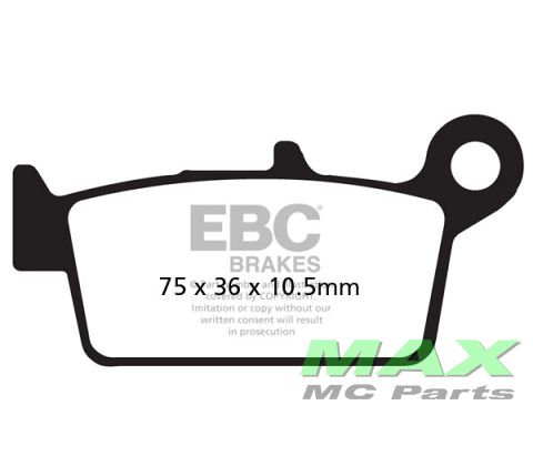 EBC Disc pad *REAR* FA131TT MX SPC