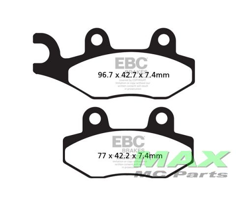 EBC Disc pad set FA135R RACE MX OFF