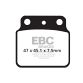 EBC Disc pad set REAR FA137R*USE:FA137TT