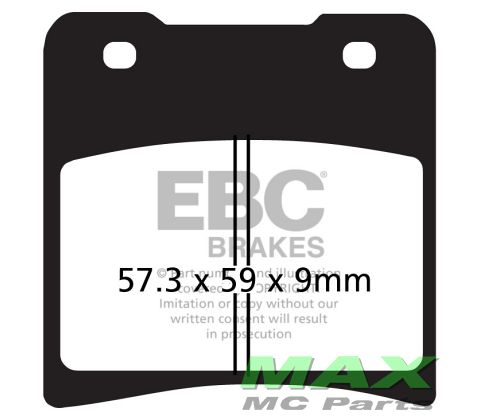 EBC Disc pad set REAR FA150 GV1400
