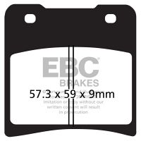 EBC Disc pad set REAR FA150 GV1400