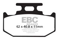EBC Disc pad *REAR* FA152/2TT