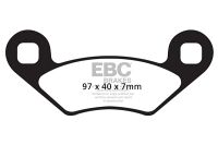 EBC Disc pad set FA159R SINTER SPORT